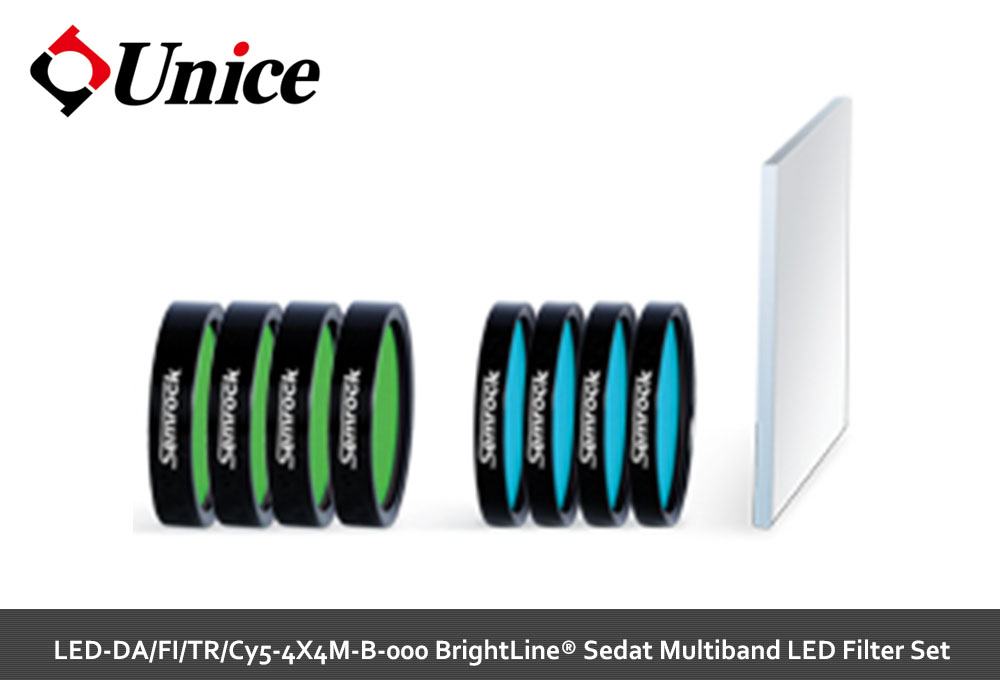 Unice LED-DA/FI/TR/Cy5-4X4M-B-000 BrightLine® Sedat Multiband Filter Set